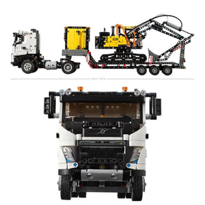 Lego Technic Volvo Fmx Truck & Ec230 Electric Excavator - Bear Hugs