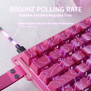 ATTACK SHARK X68 HE Rapid Trigger Keyboard Magnetic Switch - Bear Hugs