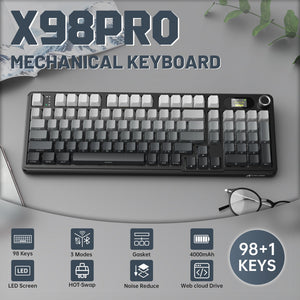ATTACK SHARK X98PRO Wireless Gaming Keyboard - Bear Hugs