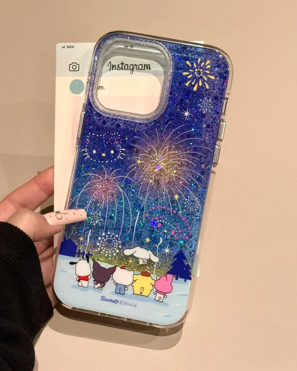 Sanrio Fireworks Sparkle Case (For iPhone)