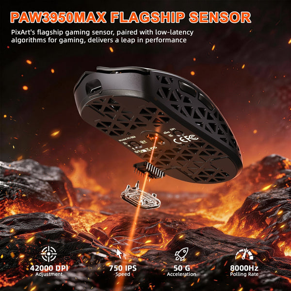 ATTACK SHARK R68 HE & R5 ULTRA Carbon Fiber Gaming Bundle