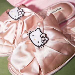 Hello Kitty Satin Slippers of Grace - Bear Hugs
