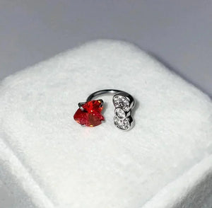 Stainless Steel Kitty Bow Helix Earring - Bear Hugs
