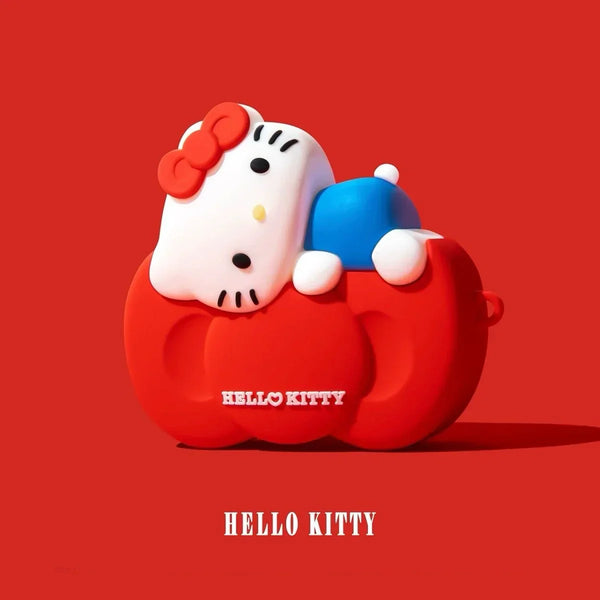 Hello Kitty Red Bow Silicone AirPods Case - Bear Hugs