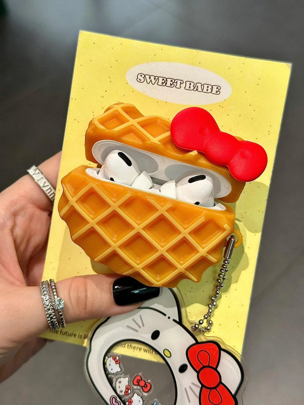 Hello Kitty 3D Waffle AirPods Case