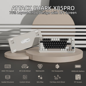 ATTACK SHARK X85 PRO QMK Mechanical Keyboard