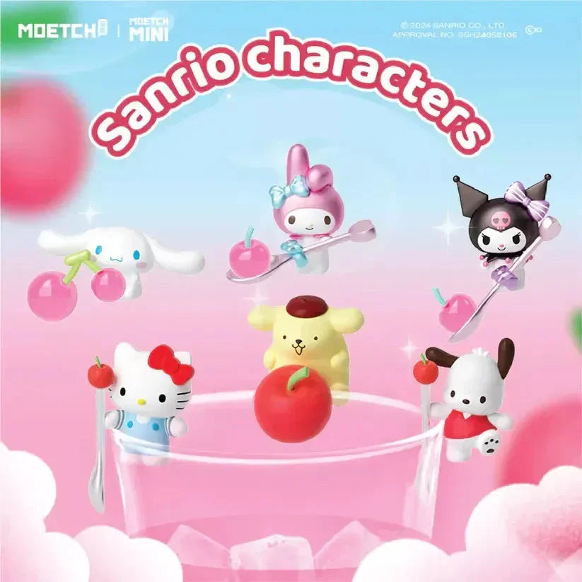 Sanrio Official Characters Sweet Cherry on Cup Beans Mini Series - Bear Hugs
