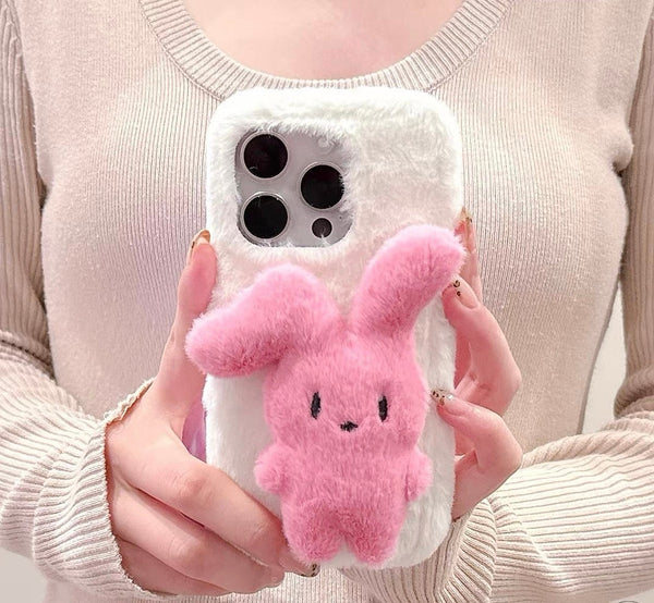 Rabbit Soft Phone Case for iPhone 11/11pro/11pro max/12/12pro/12pro max/13/13pro/13pro max/14/14pro/14plus/14pro max/15/15pro/15pro max/15plus/16/16pro/16pro max PN6863 - Bear Hugs