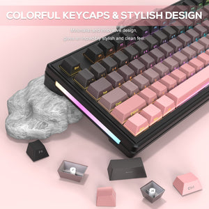 ATTACK SHARK M87 Wireless Mechanical Keyboard - Bear Hugs
