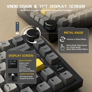 ATTACK SHARK x AJAZZ AK820 Pro Gasket Keyboard