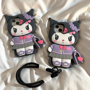 Kuromi Pastel Punk Case (For iPhone)