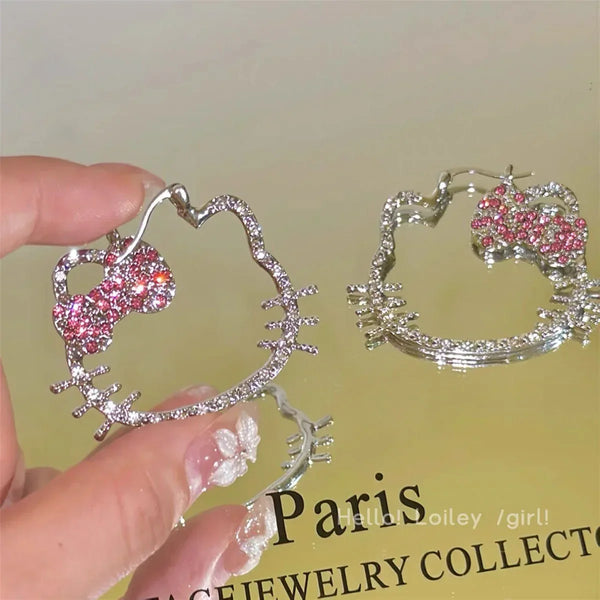 HelloKitty Sparkle Icon Earrings - Bear Hugs