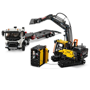 Lego Technic Volvo Fmx Truck & Ec230 Electric Excavator - Bear Hugs