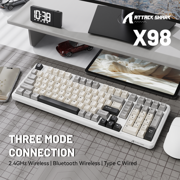 ATTACK SHARK X98 Wireless Mechanical Keyboard