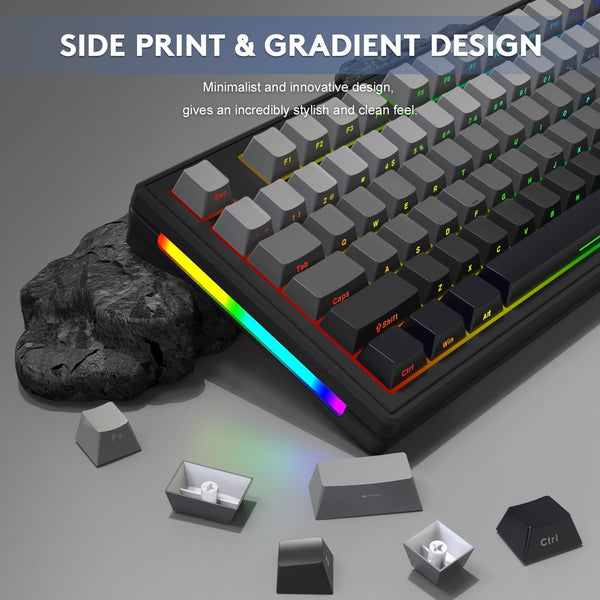 ATTACK SHARK M87 Wireless Mechanical Keyboard - Bear Hugs