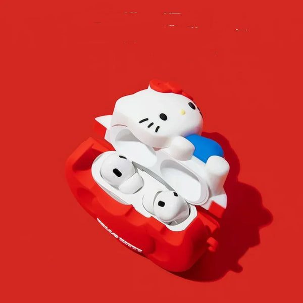 Hello Kitty Red Bow Silicone AirPods Case - Bear Hugs
