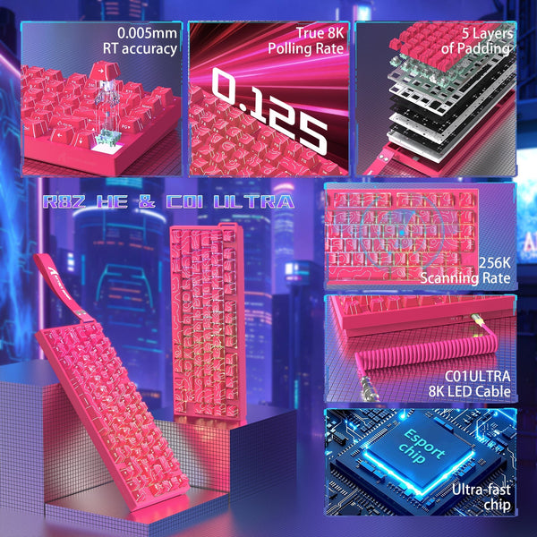 ATTACK SHARK R82 HE Magnetic Gaming Keyboard