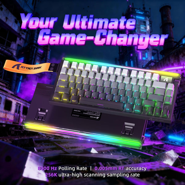 ATTACK SHARK R85 HE Rapid Trigger Keyboard
