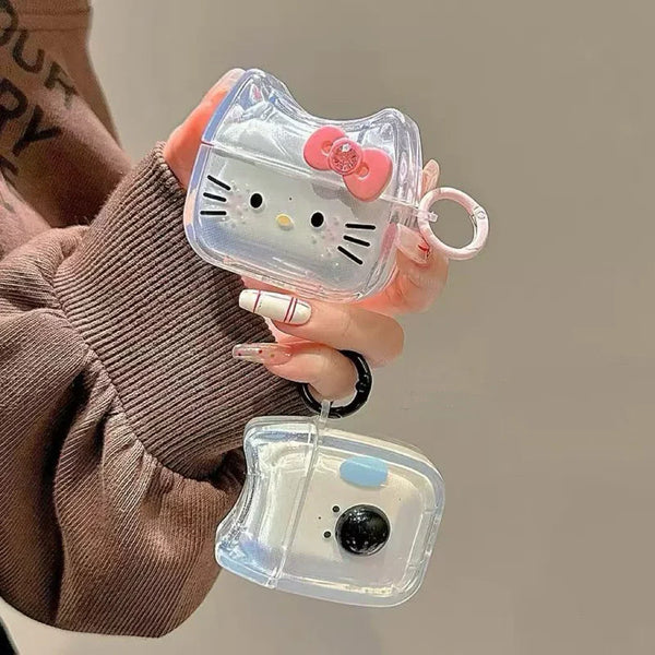 HelloKitty Crystal View AirPods Case - Bear Hugs
