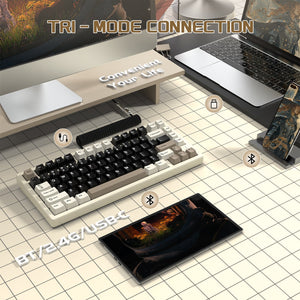 ATTACK SHARK X75 Full Aluminum Keyboard - Bear Hugs
