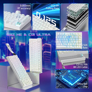 ATTACK SHARK R82 HE Magnetic Gaming Keyboard