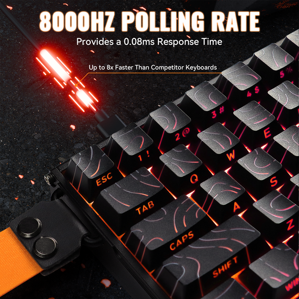 ATTACK SHARK X68 MAX HE Magnetic Aluminum Keyboard