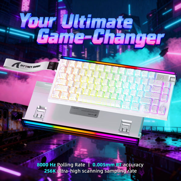 ATTACK SHARK R85 HE Rapid Trigger Keyboard