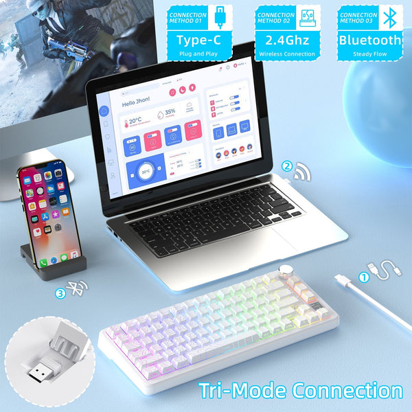 ATTACK SHARK X85 PRO QMK Mechanical Keyboard