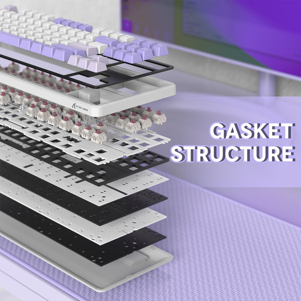 ATTACK SHARK X87 Tri-Mode Gasket Mechanical Keyboard