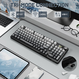 ATTACK SHARK X98PRO Wireless Gaming Keyboard - Bear Hugs