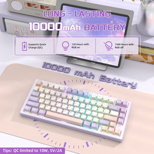 ATTACK SHARK X75 Full Aluminum Keyboard - Bear Hugs
