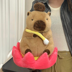 Capybara + lotus💓 - Bear Hugs