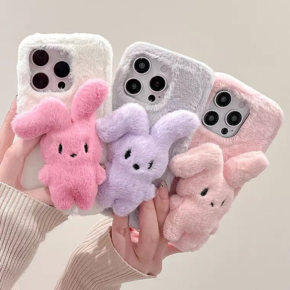 Rabbit Soft Phone Case for iPhone 11/11pro/11pro max/12/12pro/12pro max/13/13pro/13pro max/14/14pro/14plus/14pro max/15/15pro/15pro max/15plus/16/16pro/16pro max PN6863 - Bear Hugs