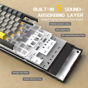 ATTACK SHARK x AJAZZ AK820 Pro Gasket Keyboard