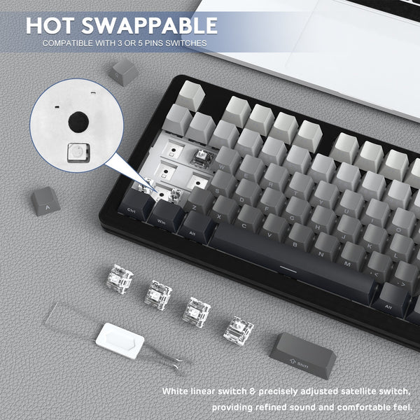 ATTACK SHARK M87 PRO Wireless Mechanical Keyboard