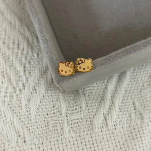 Hello Kitty Titanium Steel Cartilage Earrings