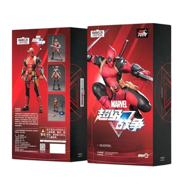 ZD toys Deadpool Action Figure – Premium Poseable Collectible with Dual Swords - Bear Hugs