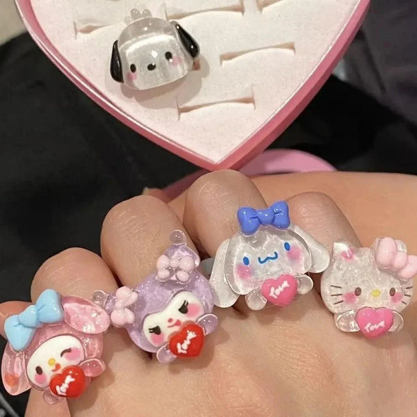 Sanrio Heart Ring Box - Bear Hugs