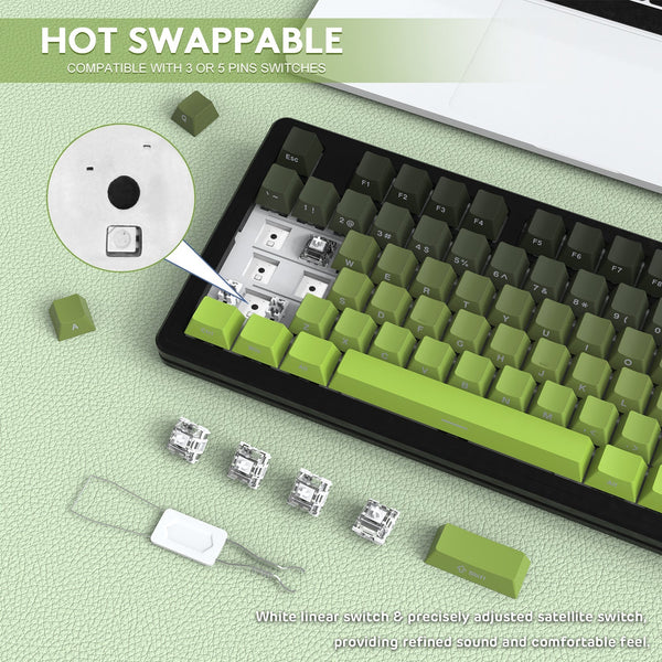 ATTACK SHARK M87 PRO Wireless Mechanical Keyboard
