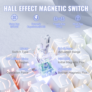 ATTACK SHARK X68 MAX HE Magnetic Aluminum Keyboard