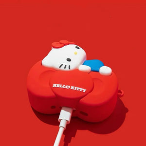 Hello Kitty Red Bow Silicone AirPods Case - Bear Hugs