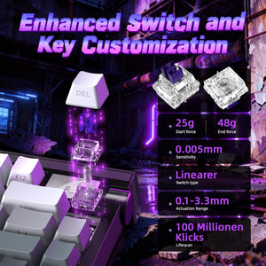 ATTACK SHARK R85 HE Rapid Trigger Keyboard