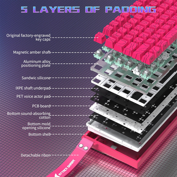 ATTACK SHARK R82 HE Magnetic Gaming Keyboard