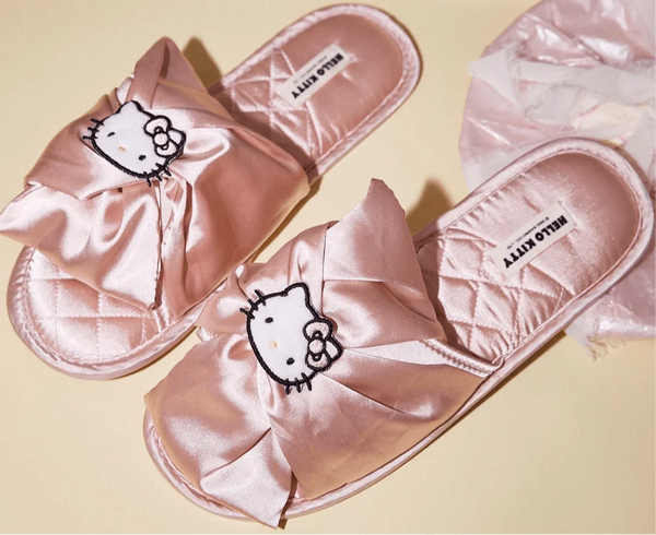 Hello Kitty Satin Slippers of Grace - Bear Hugs