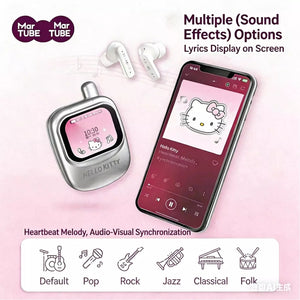 Hello Kitty Smart Screen Bluetooth Earphones Gift Set - Bear Hugs