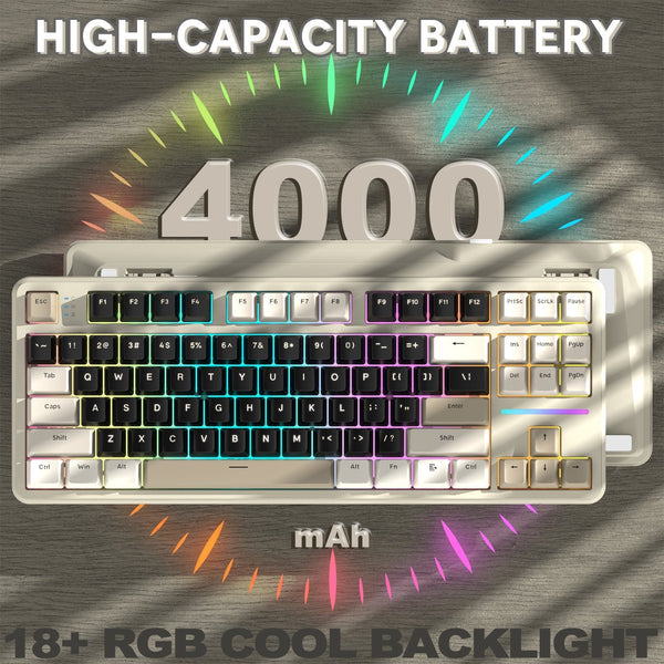 ATTACK SHARK X87 Tri-Mode Gasket Mechanical Keyboard