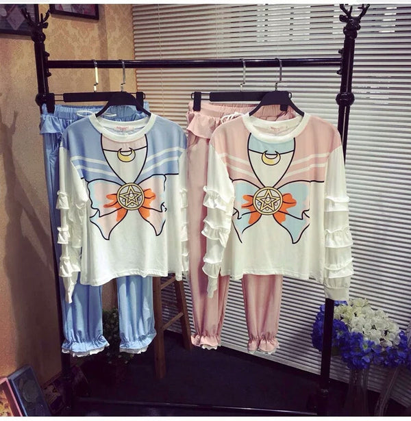 Cute Sailor moon Pajamas Suits PN0254 - Bear Hugs