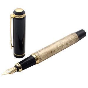Vintage Embossed Horse Fountain Pen