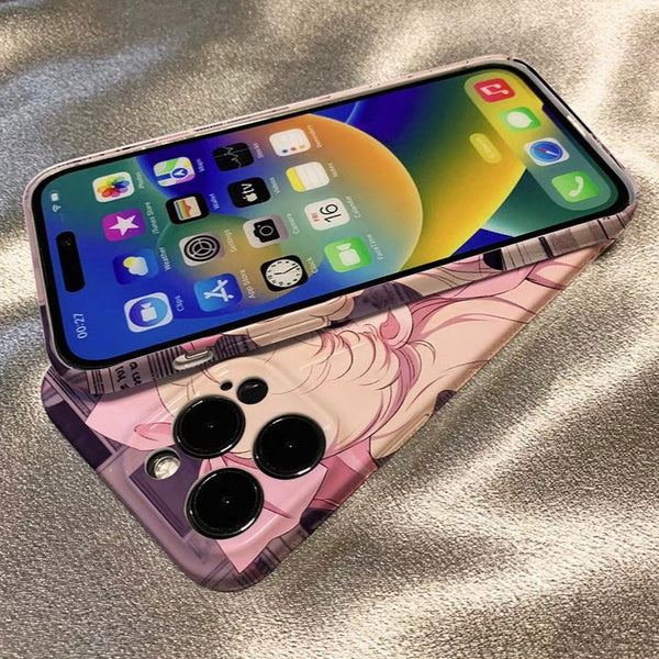Cute Girl Phone Case for iPhone 11/12/12pro max/13/13pro/13pro max/14/14pro/14pro max/15/15pro/15pro max/16/16pro/16pro max PN6902 - Bear Hugs