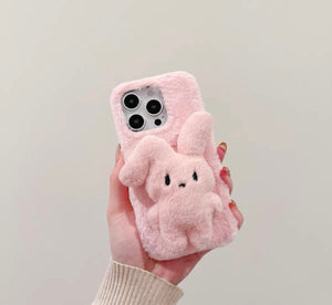 Rabbit Soft Phone Case for iPhone 11/11pro/11pro max/12/12pro/12pro max/13/13pro/13pro max/14/14pro/14plus/14pro max/15/15pro/15pro max/15plus/16/16pro/16pro max PN6863 - Bear Hugs